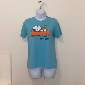 Unisex Kids Snoopy & Woodstock Waves & Rays Tee